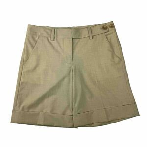 Robert Rodriguez Beige Dress Shorts Cuffed Size 2